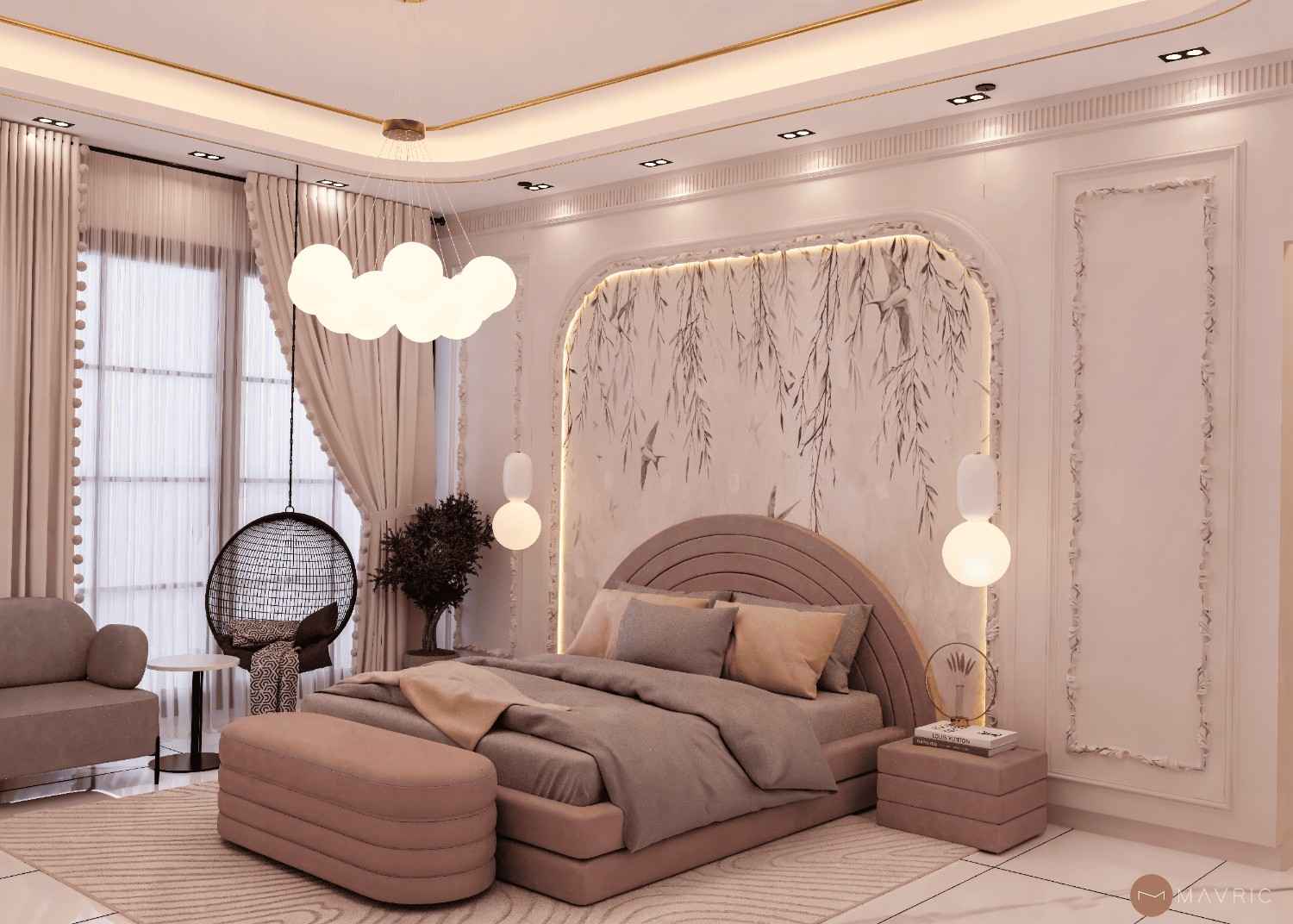 1 kanal house bedrooms design in Lahore