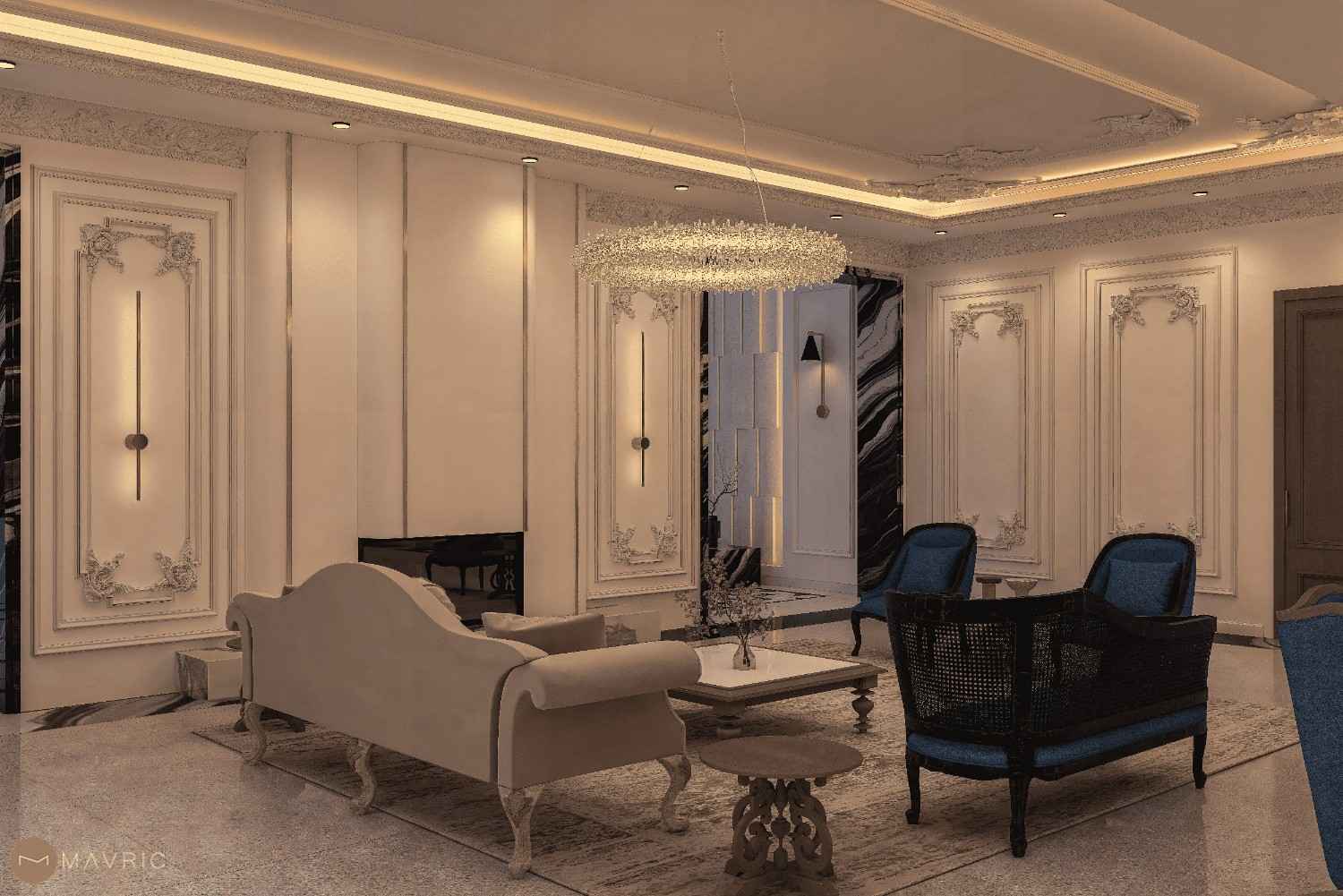 1 kanal house living room design