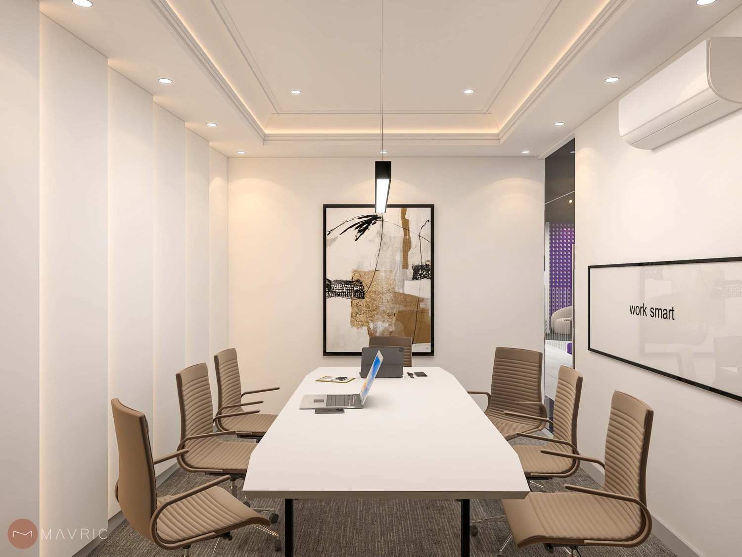 Corporate office meeting room design by mavric