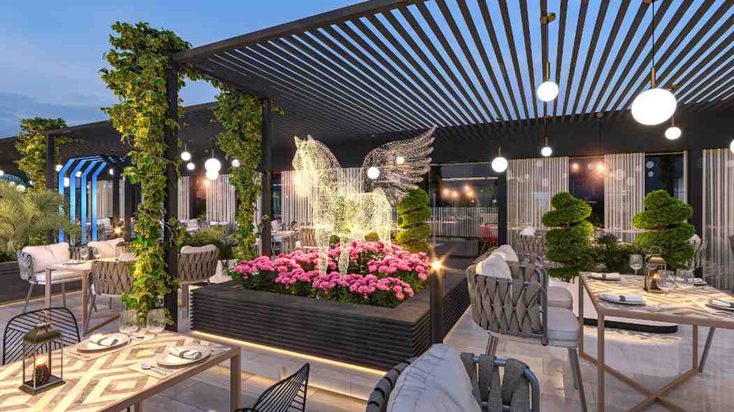 mavric design Banera country club outdoor space