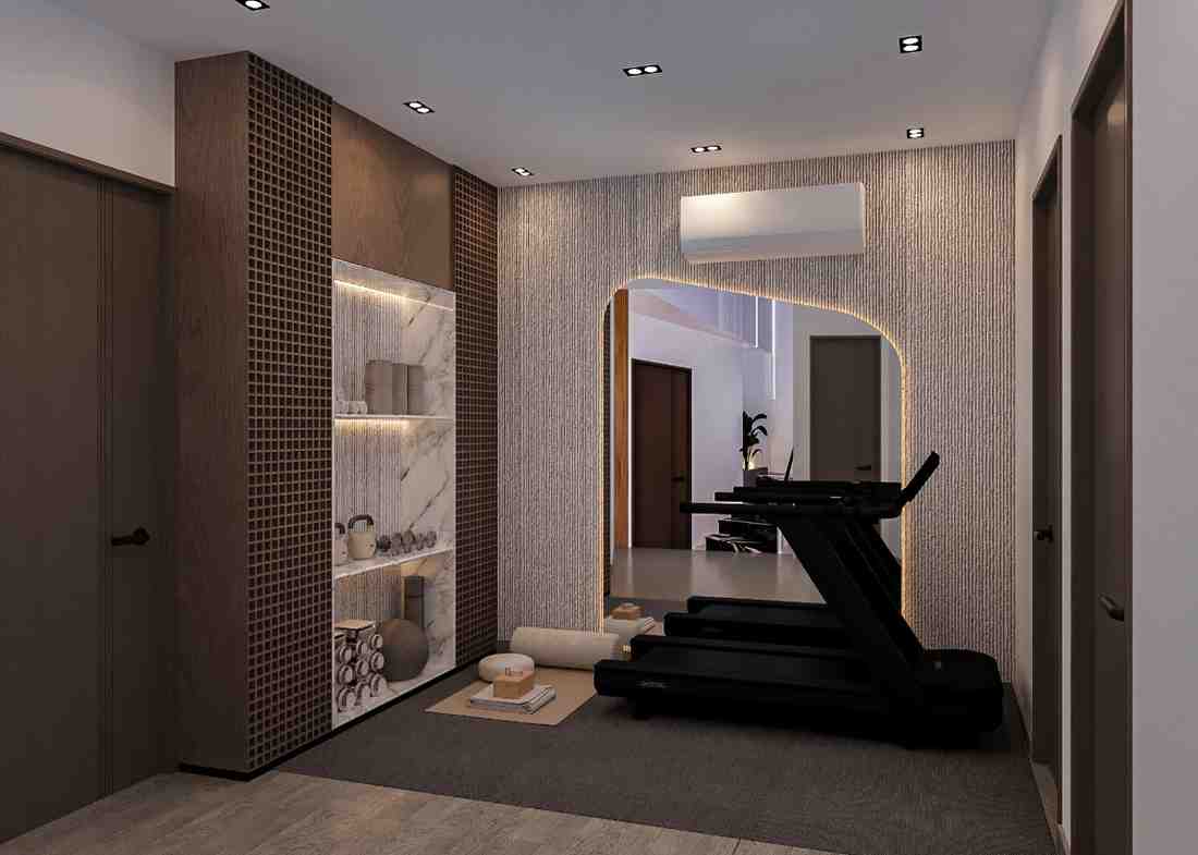 Gym interior design in Lahore