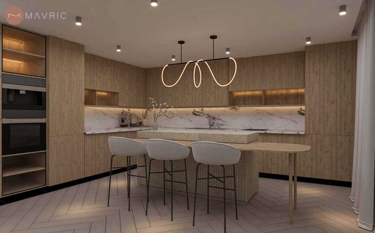 Kitchen 2 Kanal House Design in Lahore