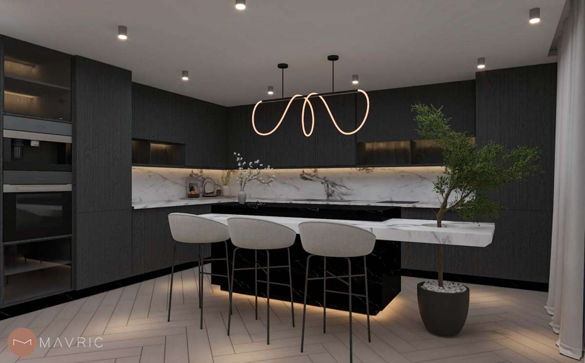 Kitchen for 2 Kanal House Design in Lahore