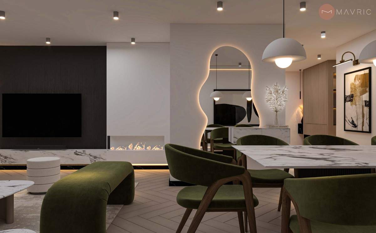 Living Room for 2 Kanal House Design