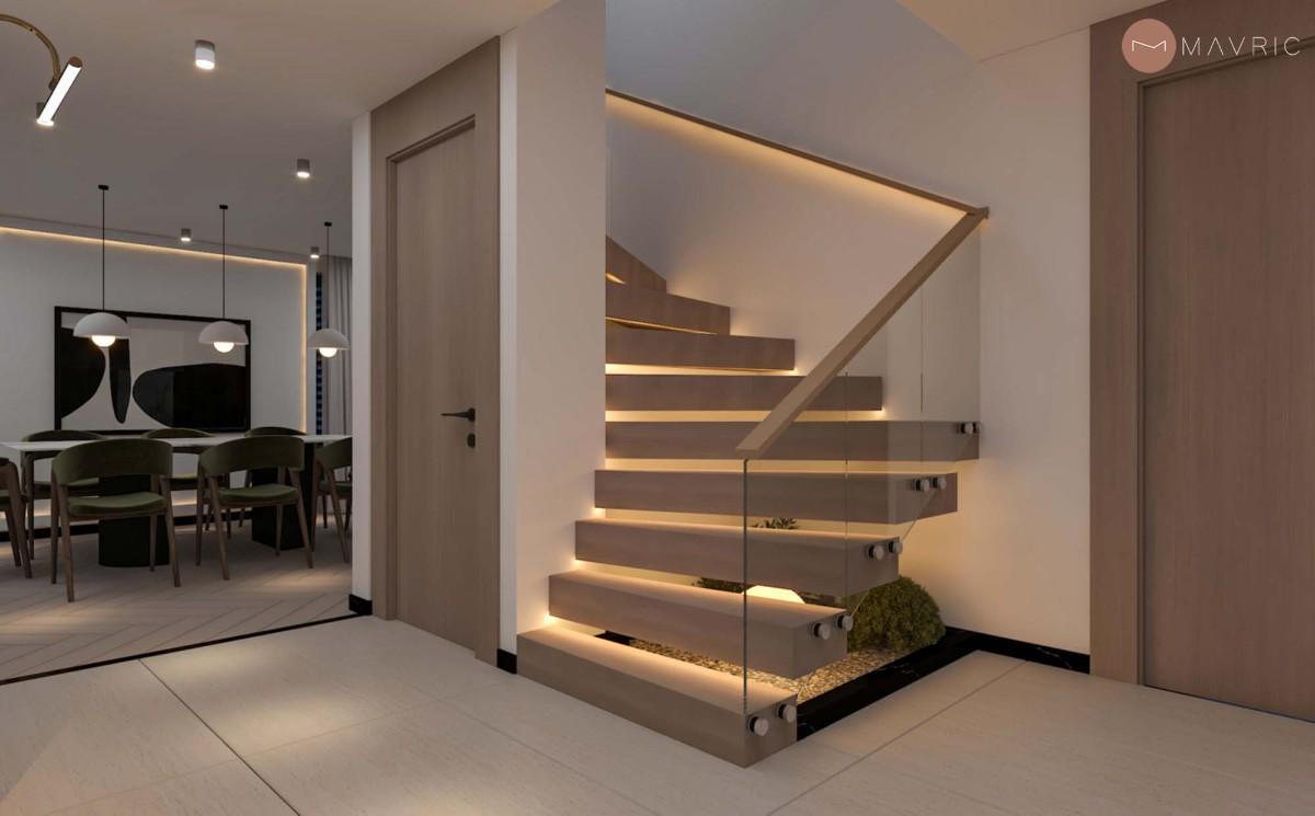 Lobby design for 2 Kanal House in Lahore