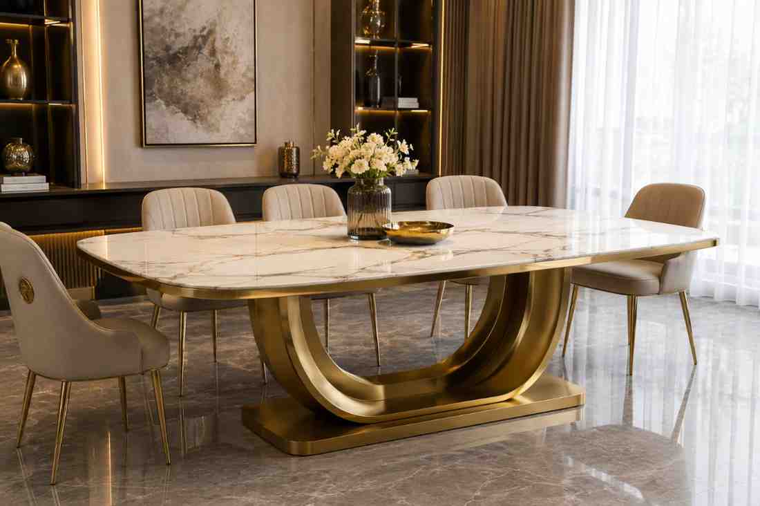 5 seater table design for home