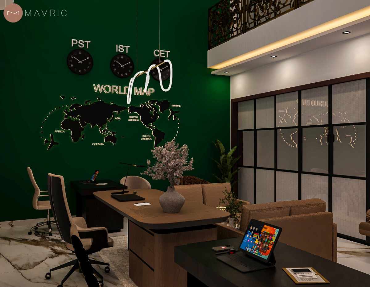 Office setup at home in Lahore