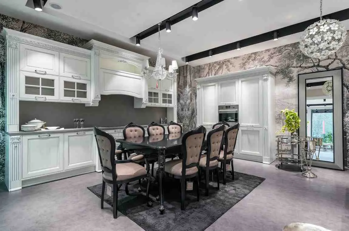 family size dining table design