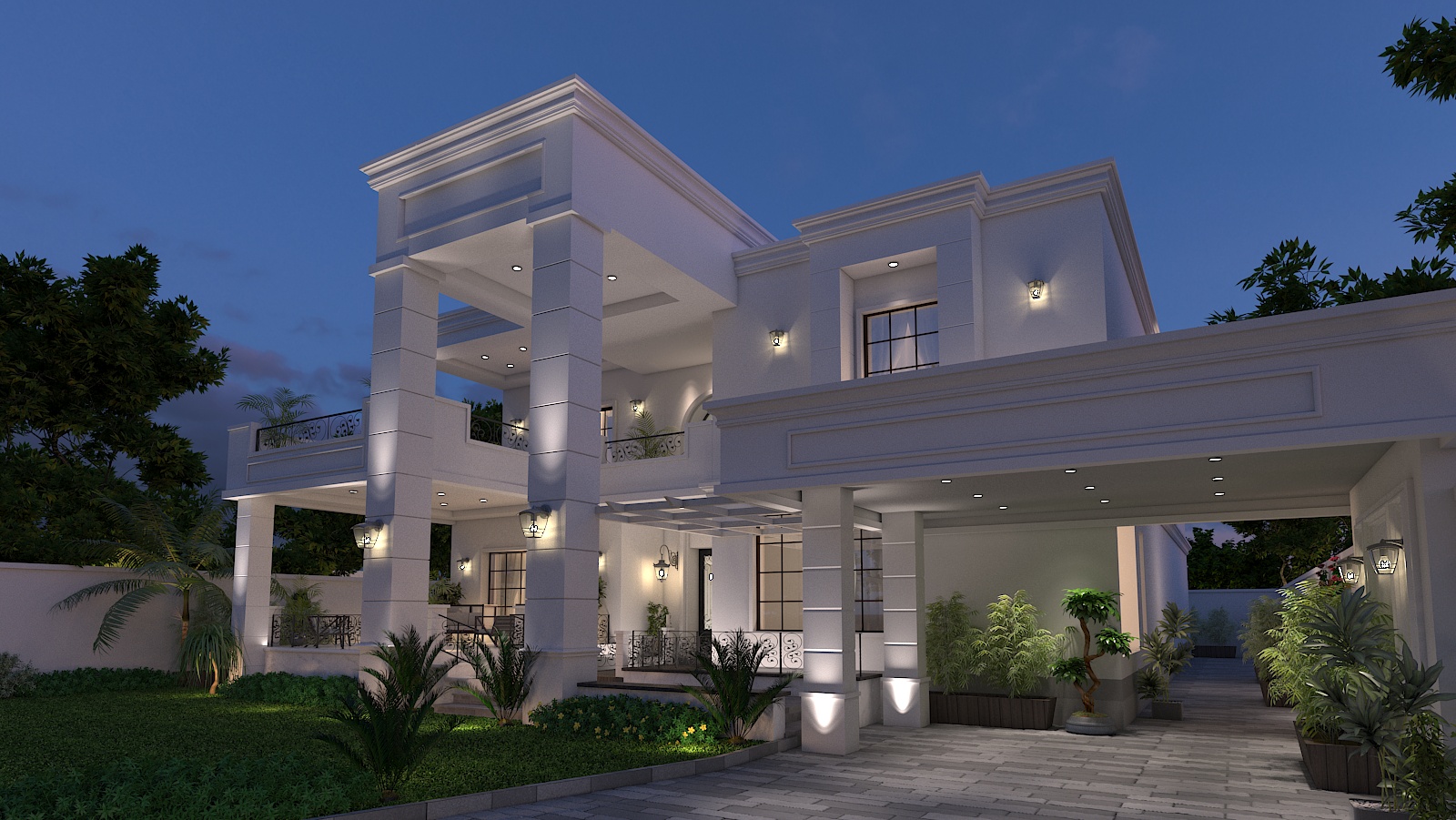 kanal house front elevation design